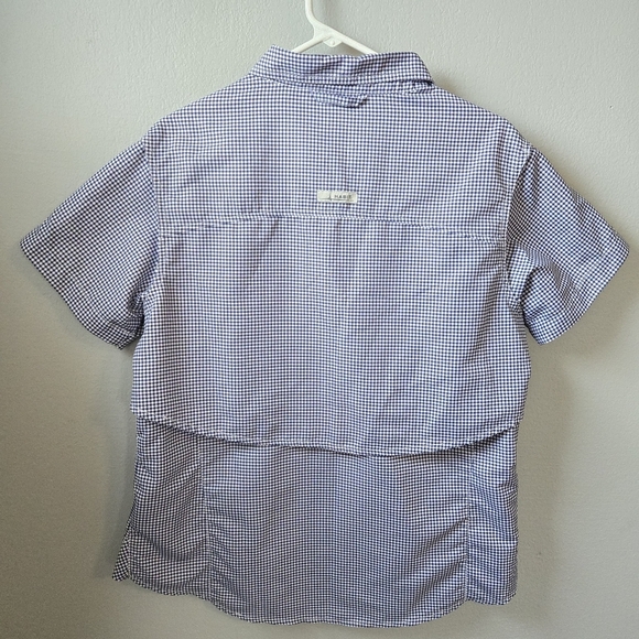 Habit Large 40+ Solar Factor Fishing Plaid Button Up Vented Shirt Womens - Picture 5 of 6